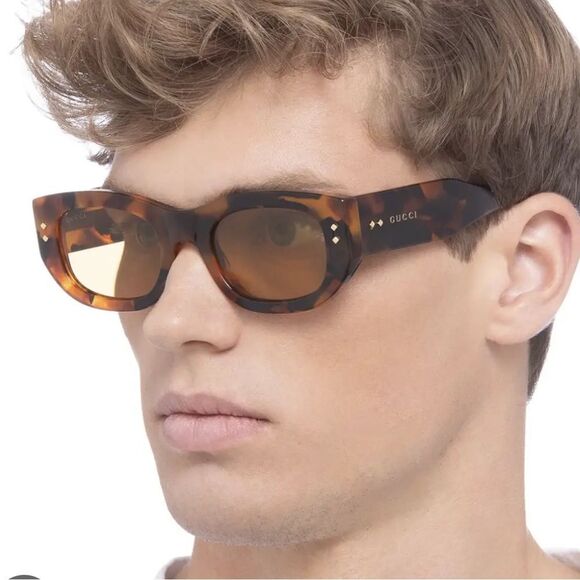 Gucci GG1215S Havana‎ Brown OS 51 Eye NWT in packaging main image 11